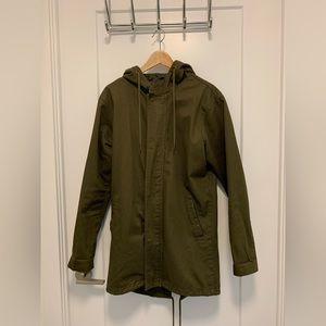 Only and Sons - Olive Green Fishtail Jacket (S)